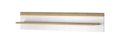 Półka wisząca PRIMO 107 cm Biały + Dąb Riviera