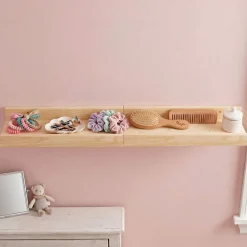 Półki wiszące 2 szt. na przyprawy, książki półki ścienne do pokoju 40 cm