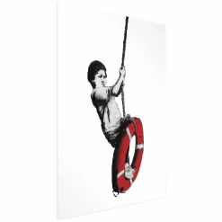 Plakat Banksy: Chłopiec 21x30 cm