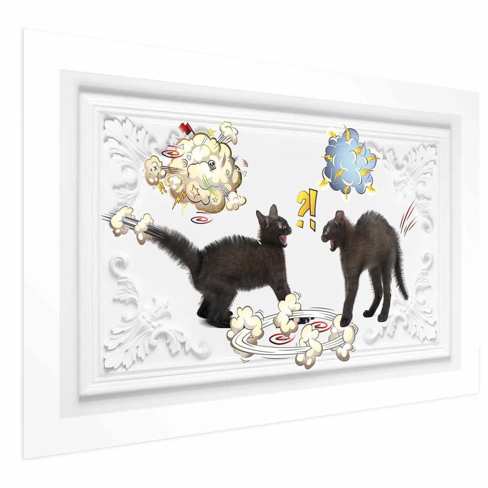 Plakat Kocia kłótnia 30x21 cm