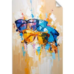 Plakat samoprzylepny do salonu Feeby Okulary przeciwsłoneczne 20x30