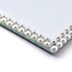 Podstawka dekoracyjna ze szkła 15x15xh1cm MARGOT