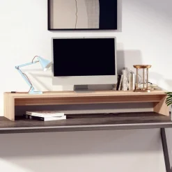 Podstawka na monitor lite drewno sosnowe 100x27x15 cm
