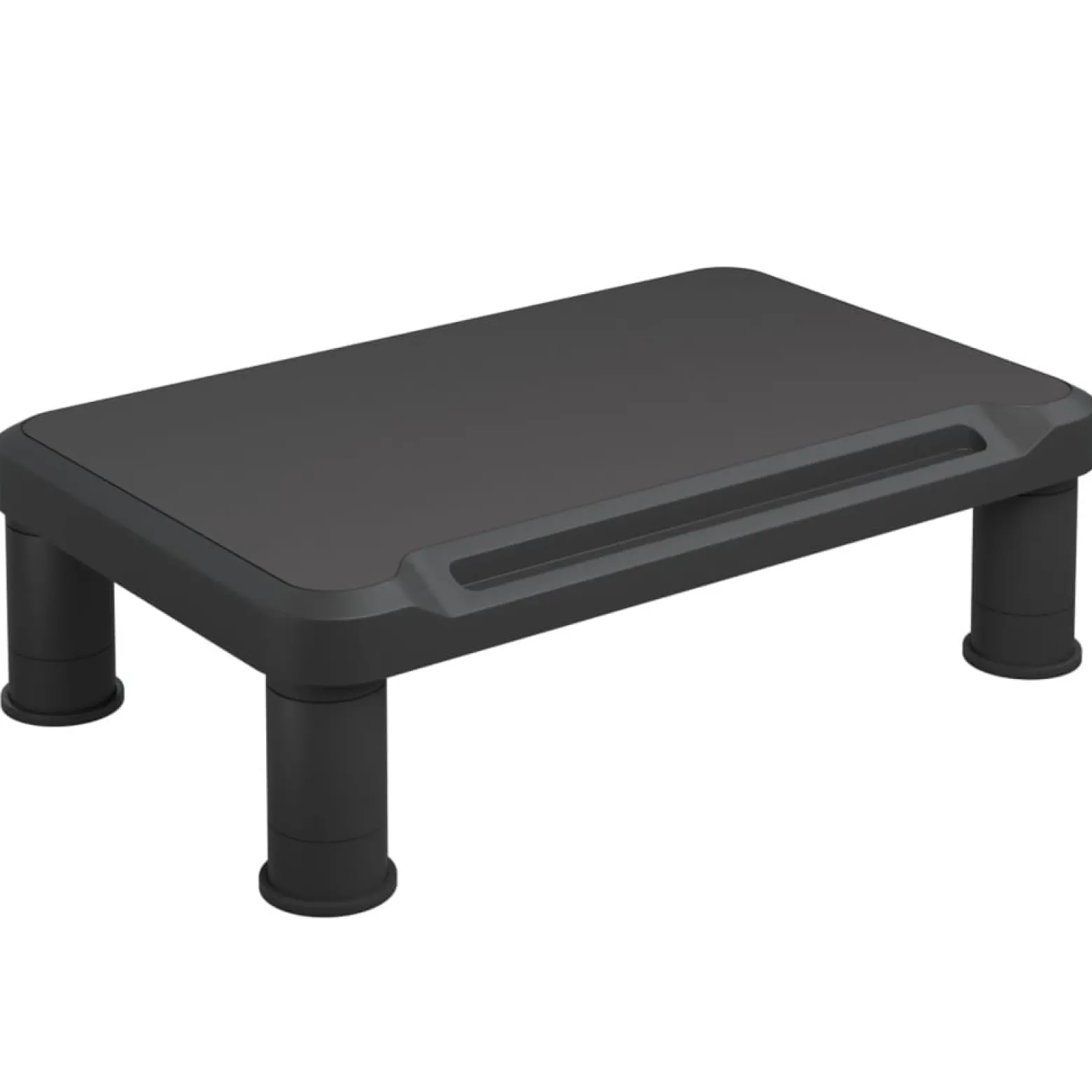 Podstawka pod monitor czarna 38x24x10.5 cm