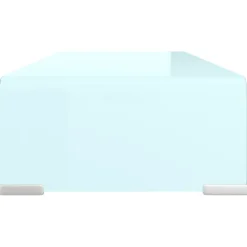 Podstawka pod monitor / TV zielone szkło 60x25x11 cm