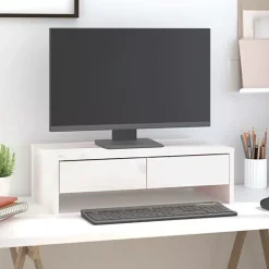 Podstawka pod monitor z drewna sosnowego - Tiska