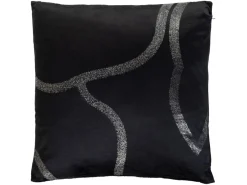 Poduszka dekoracyjna Glam 45x45 cm czarna
