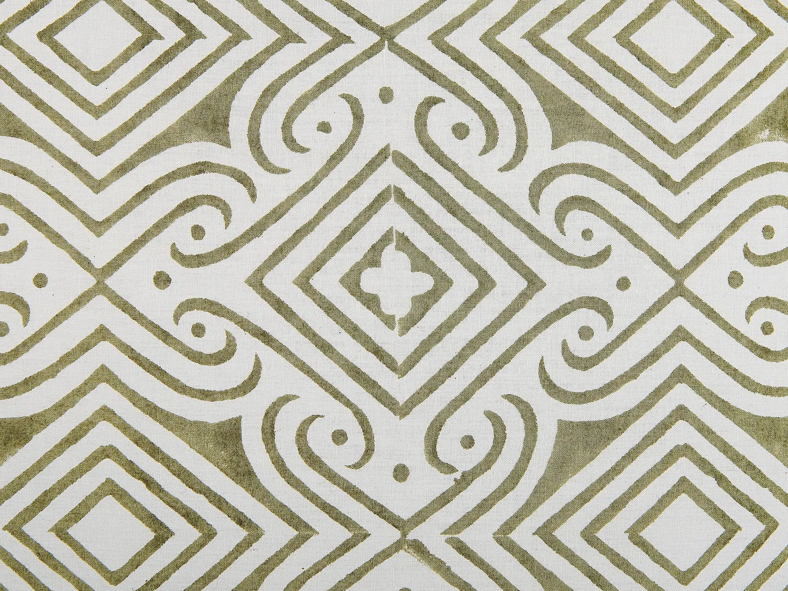Poduszka dekoracyjna 45x45 cm zielona z białym
