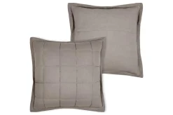 Poduszka Dekoracyjna ELLIE 45x45 cm Taupe Pikowana do Salonu