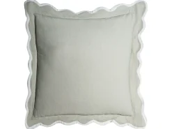 3 poduszki bawełniane 45/30 x 45/50 cm zielone z białym