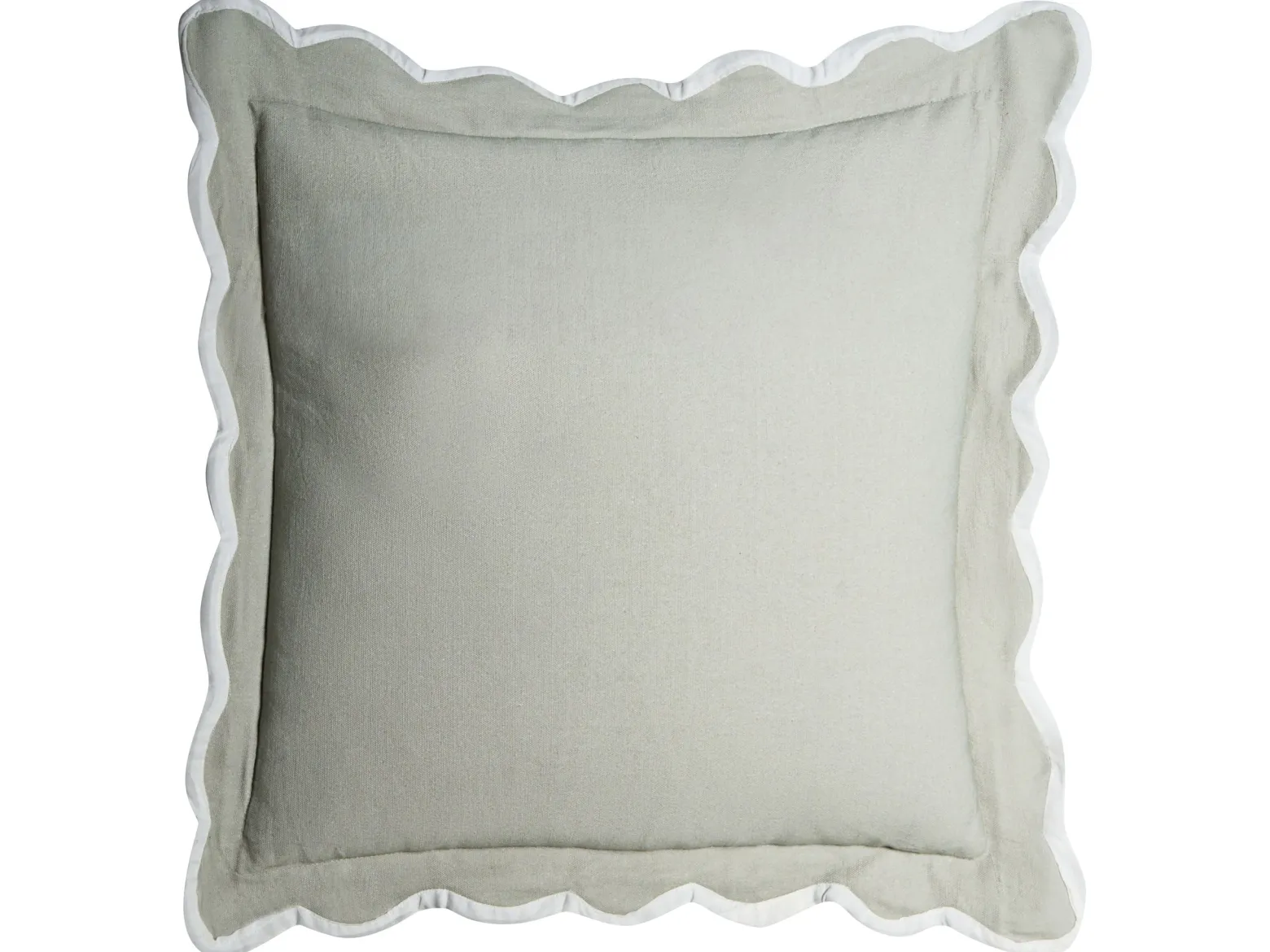 3 poduszki bawełniane 45/30 x 45/50 cm zielone z białym