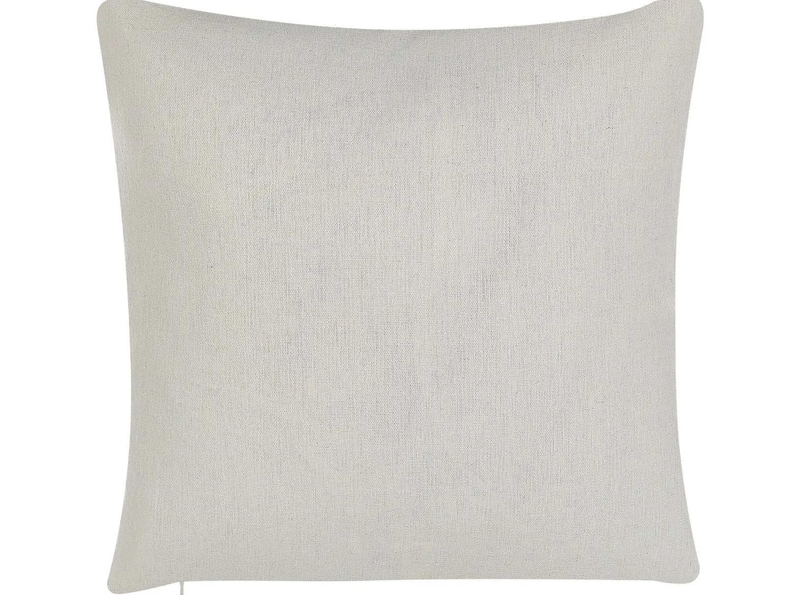 2 poduszki nadruk w liście 45x45 złamana biel