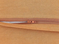 2 poduszki okrągłe frędzle 45 cm pomarańczowe