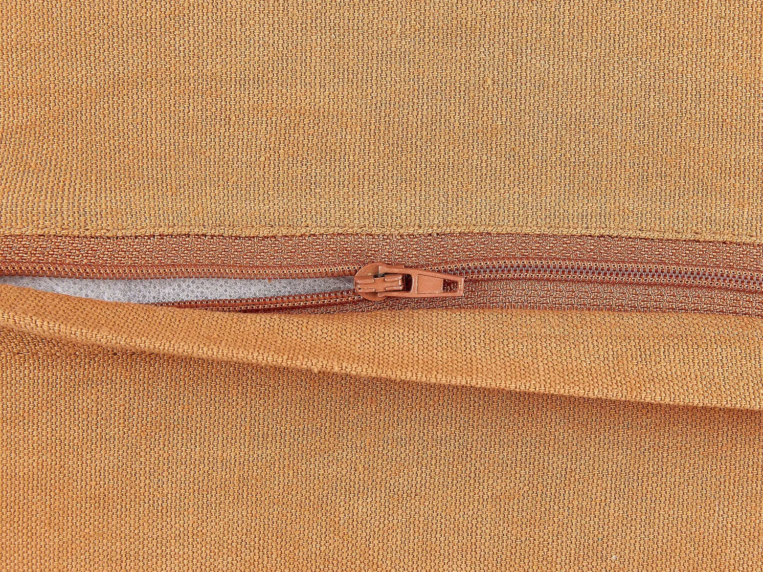 2 poduszki okrągłe frędzle 45 cm pomarańczowe