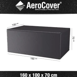 Pokrowiec na stół ogrodowy 7922 100x160x70 AeroCover szary