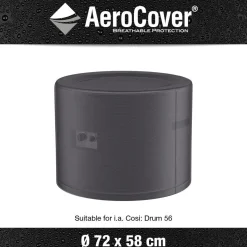 Pokrowiec ogrodowy na stolik 9146 Ø72x58 AeroCover szary