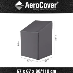 Pokrowiec na krzesła ogrodowe 7962 67x67x110 AeroCover szary