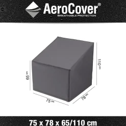 Pokrowiec na krzesła ogrodowe 7966 78x75x110 AeroCover szary