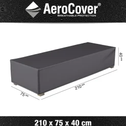 Pokrowiec na leżak ogrodowy 7964 75x210x40 AeroCover szary