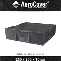 Pokrowiec na meble ogrodowe 7996 200x250x70 AeroCover szary