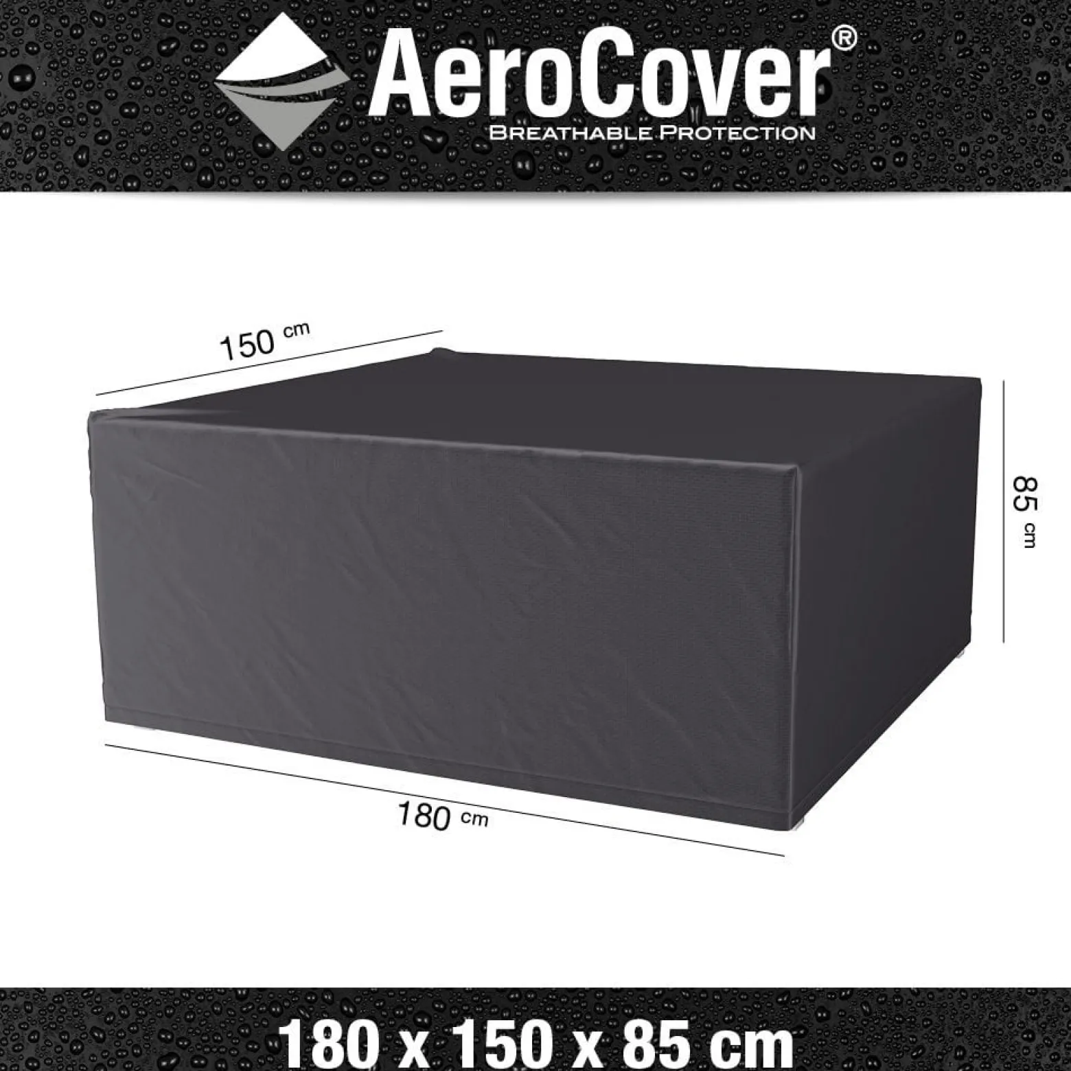 Pokrowiec na meble ogrodowe 7930 150x180x85 AeroCover szary