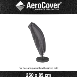 Pokrowiec na parasol ogrodowy 7972 Ø85x250 AeroCover antracytowy