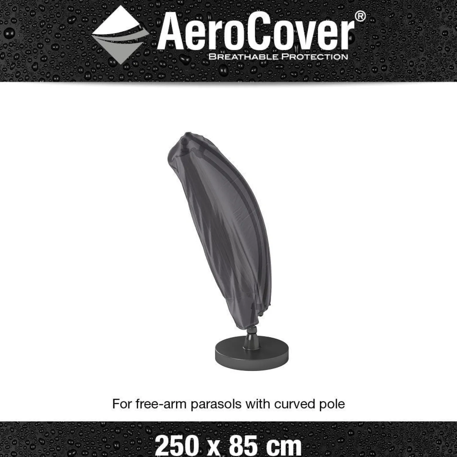 Pokrowiec na parasol ogrodowy 7972 Ø85x250 AeroCover antracytowy