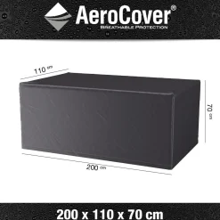 Pokrowiec na stół ogrodowy 7924 110x200x70 AeroCover szary