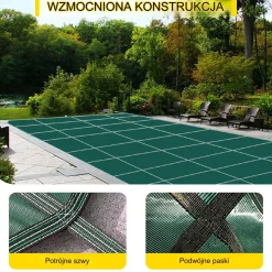Pokrywa plandeka folia na basen 5,4x11,5m