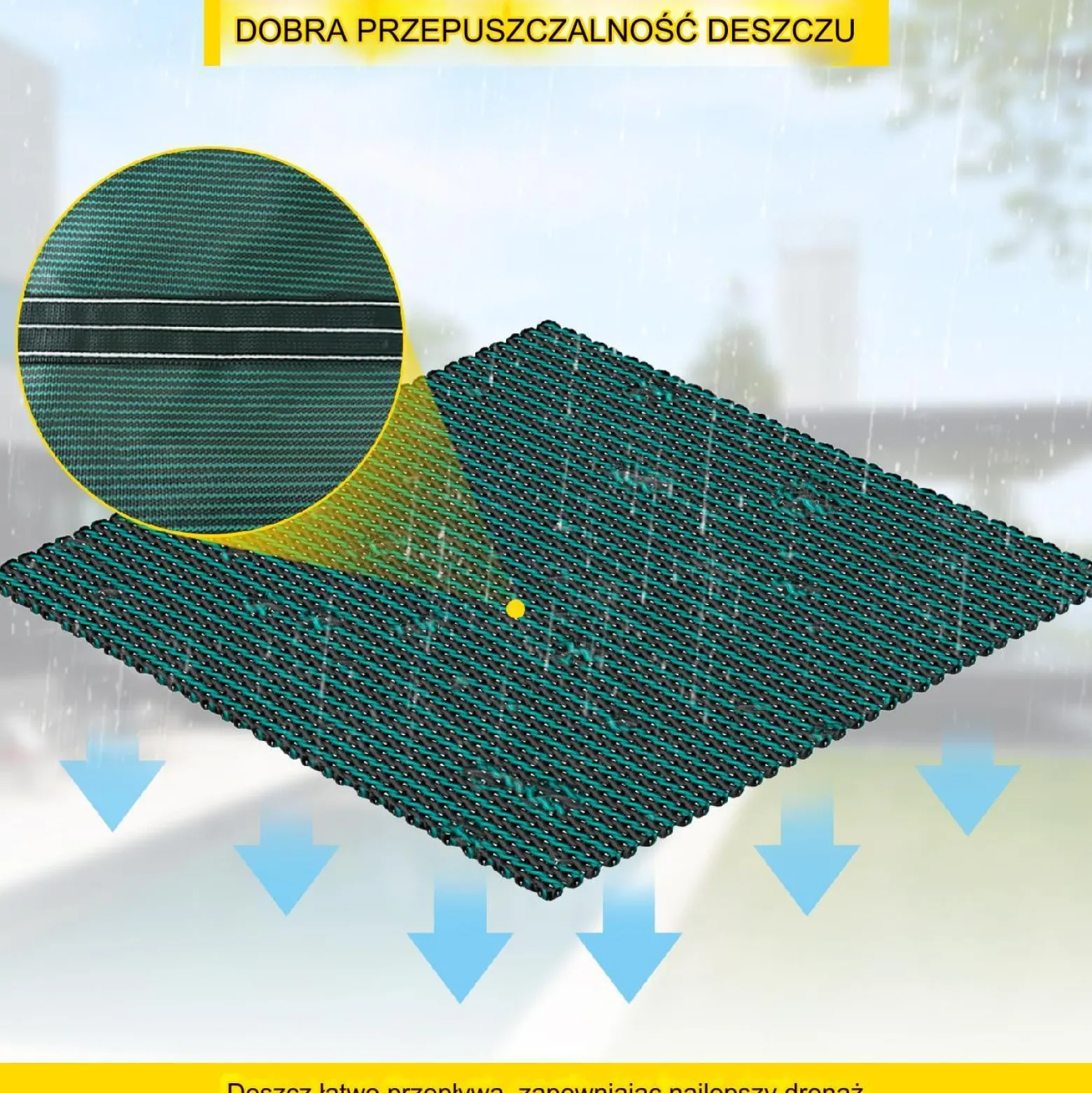 Pokrywa plandeka folia na basen 5,4x11,5m