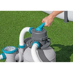 Pompa piaskowa do basenu filtr Bestway 8327 l/h + kulki filtracyjne