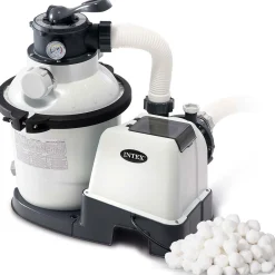 Pompa filtrująca piaskowa do basenu 5700l/h Intex 26644 + kulki filtracyjne