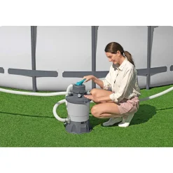 Pompa piaskowa do basenu filtr Bestway 3596 l/h + kulki filtracyjne