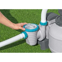 Pompa piaskowa do basenu filtr Bestway 8327 l/h + kulki filtracyjne