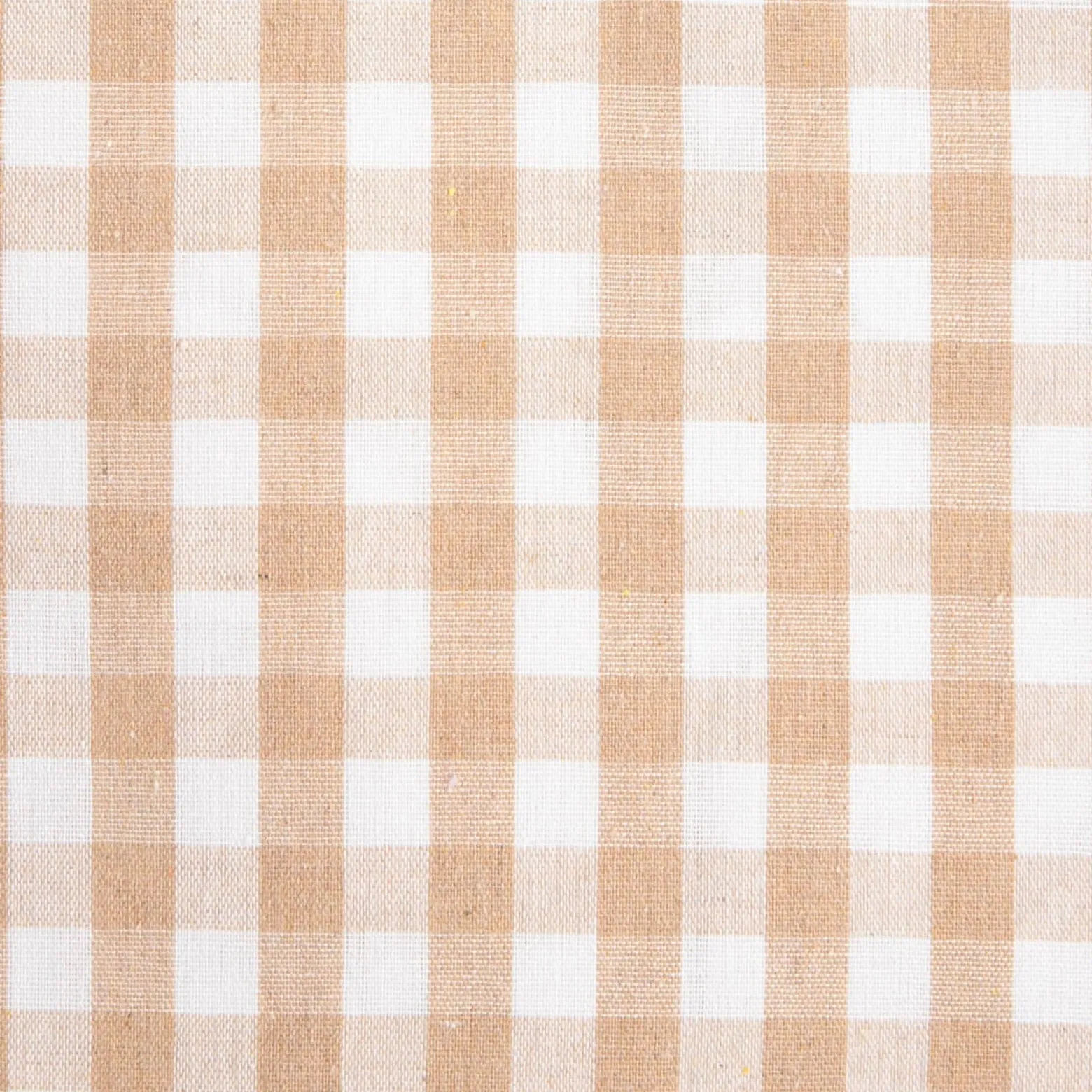 Poszewka ABRIL beżowa w kratkę z ozdobnym haftem 45x45cm HOMLA