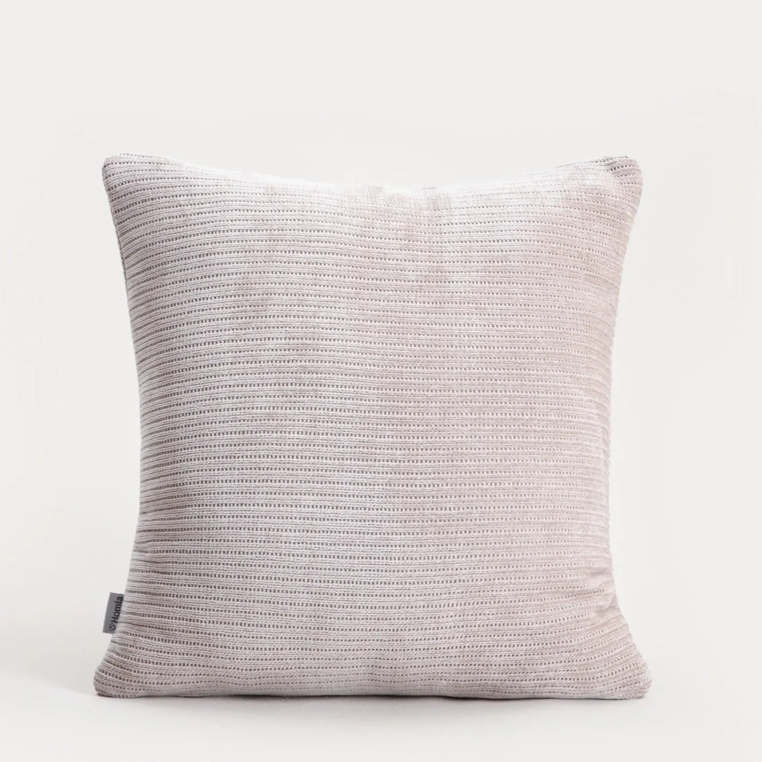 Poszewka CHENILLE szenilowa taupe 45x45cm HOMLA