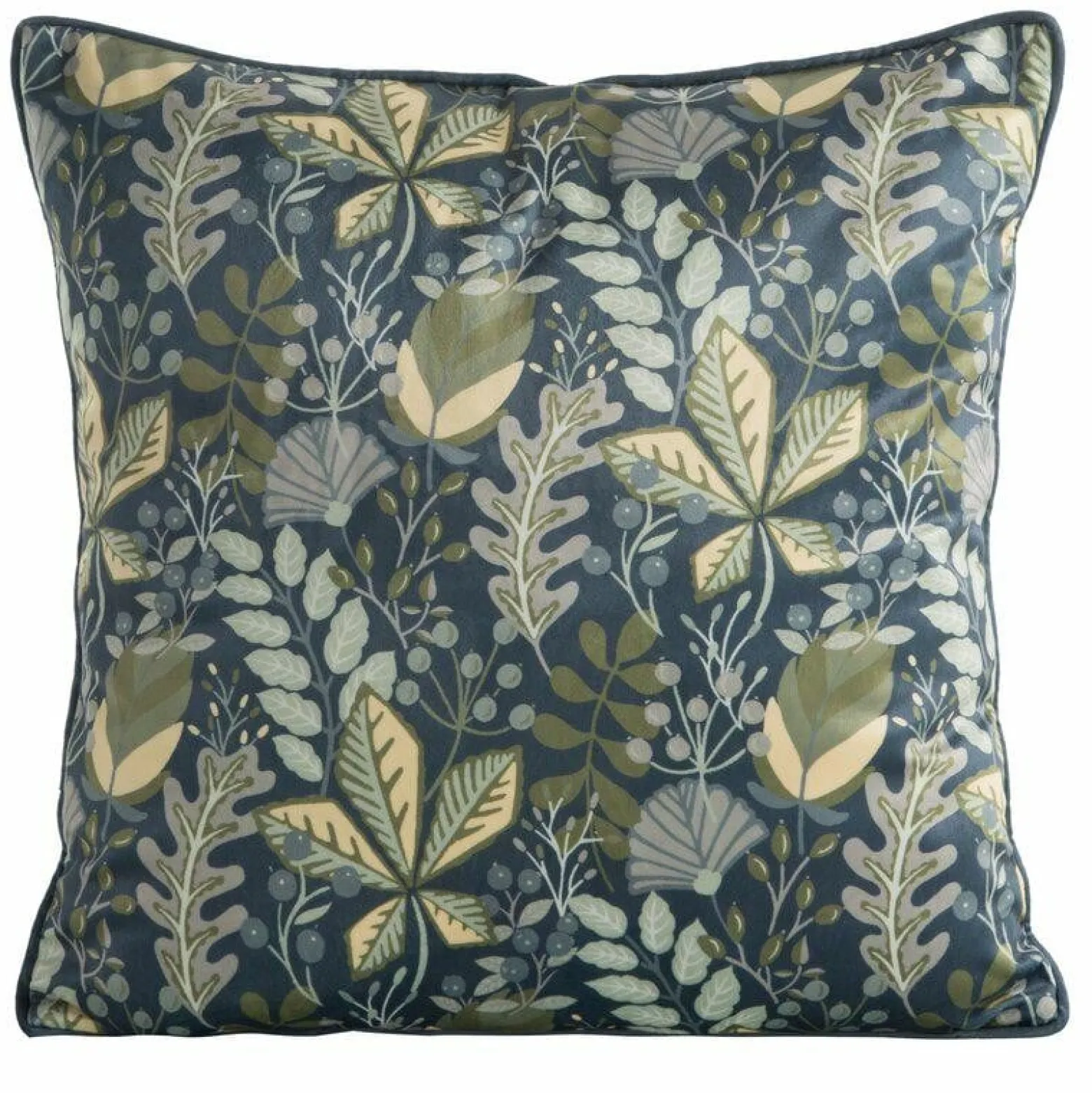 Poszewka dekoracyjna Velvet 45x45 cm grantowo- zielona