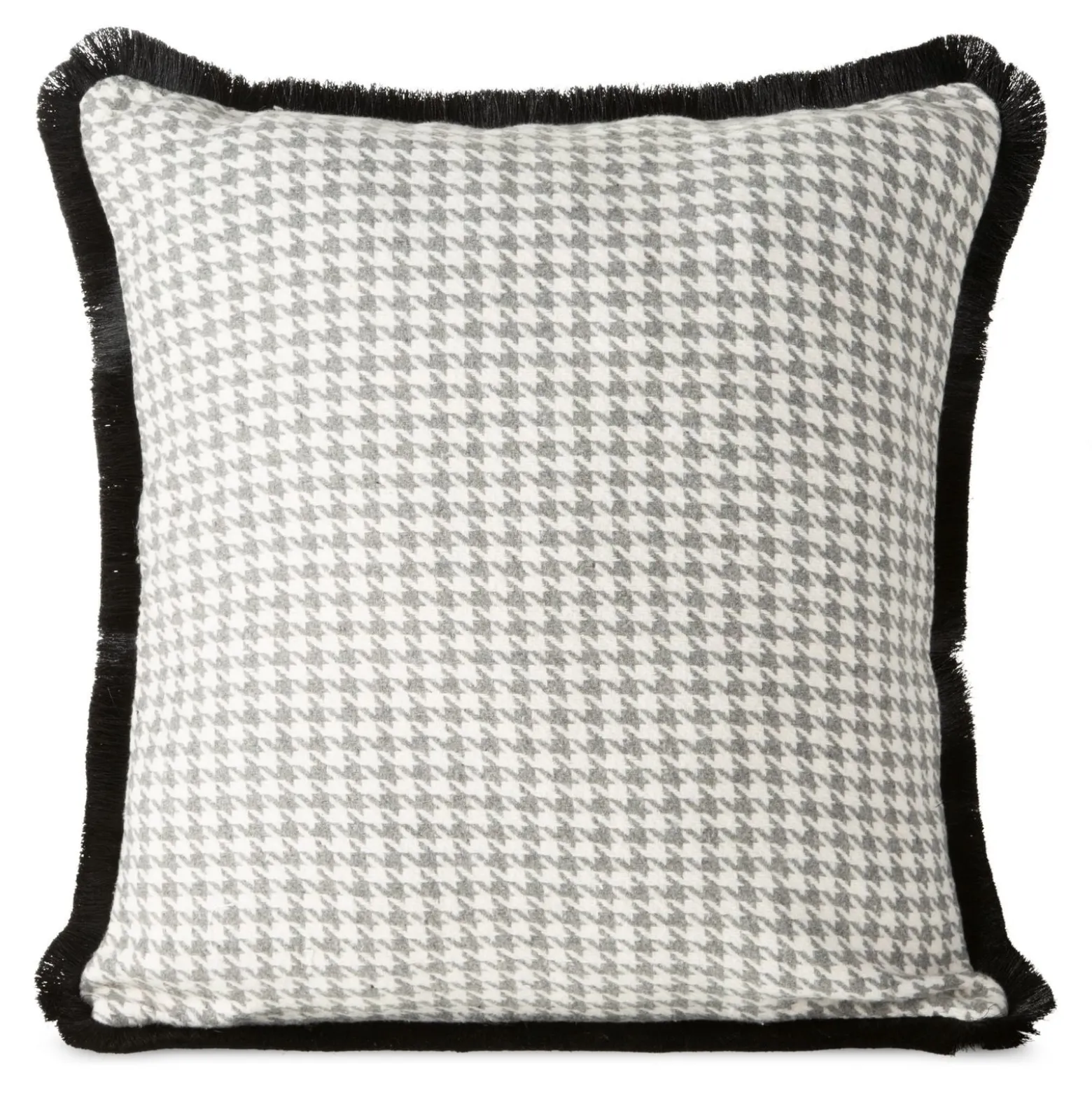 Poszewka 45x45 Pepitka 2B srebrna biała