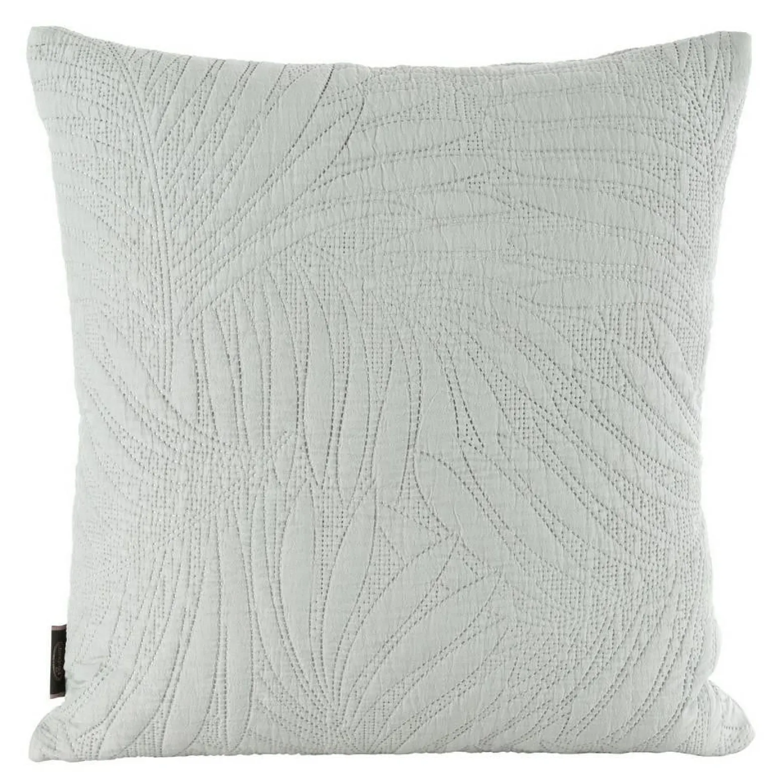 Poszewka 45x45 Stone srebrna liście