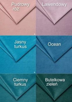 Poszewki dekoracyjne na poduszki 45 x 35 cm welur OLIWKA