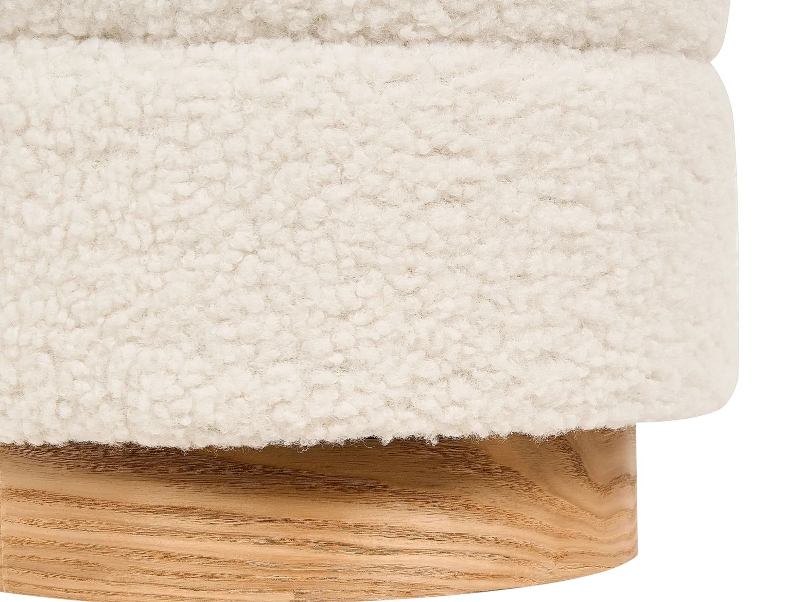Pufa pufka tkanina teddy boucle baranek