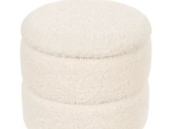 Pufa pufka tkanina teddy boucle baranek
