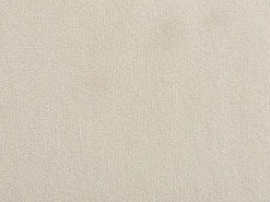 Puf podnóżek minimalistyczny welurowy jasnobeżowy