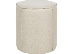 Puf SEDONA Len syntetyczny Beżowy 40 cm