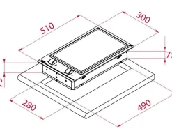Płyta modułowa TEKA TeppanYaki 30cm YZC 32600 XFL
