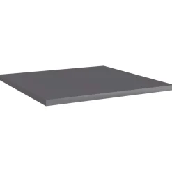 Płyta na półki Szary 40 x 40 x 1.5 cm Materiał drewnopochodny vidaXL