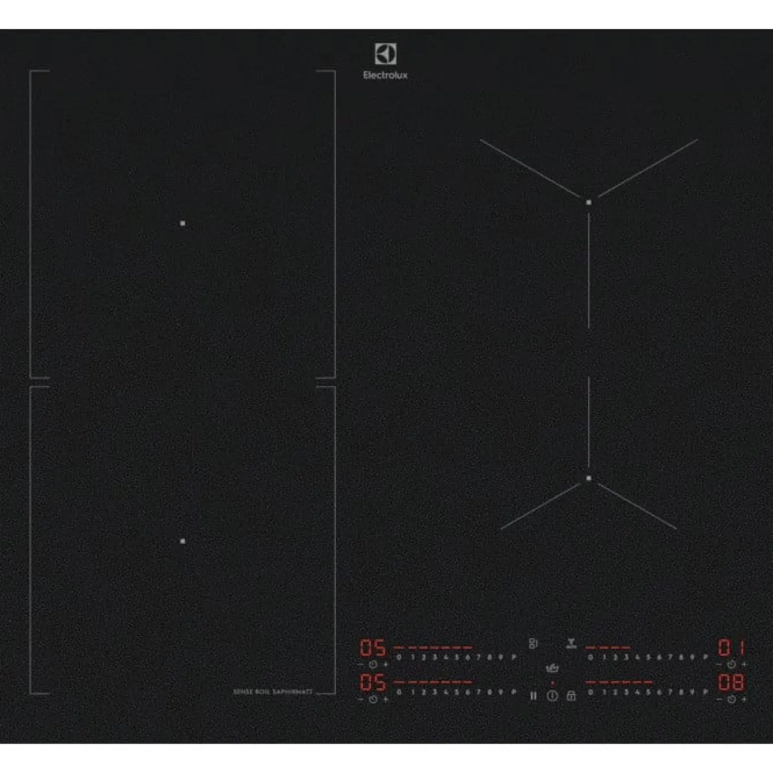 Płyta indukcyjna Electrolux KIS67453IZ 800 Sense Boil+Fry SaphirMatt