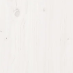 Rama łóżka bez materaca biała 75x190 cm lite drewno sosnowe