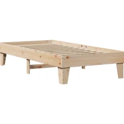 Rama łóżka bez materaca 90x190 cm lite drewno sosnowe