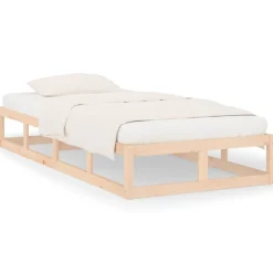 Rama łóżka 75x190 cm lite drewno